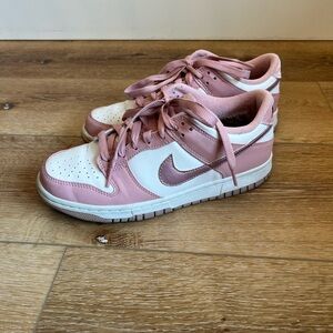 Pink Nike Dunks - Size 8